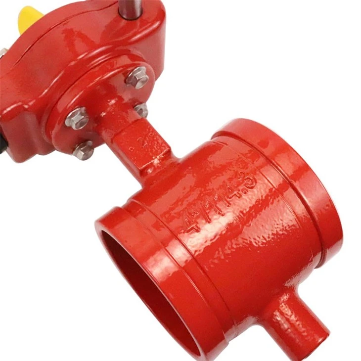 Fire Grooved Signal Butterfly Valve