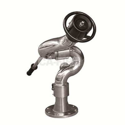 Монитор пожарной воды из нержавеющей стали с маховиком